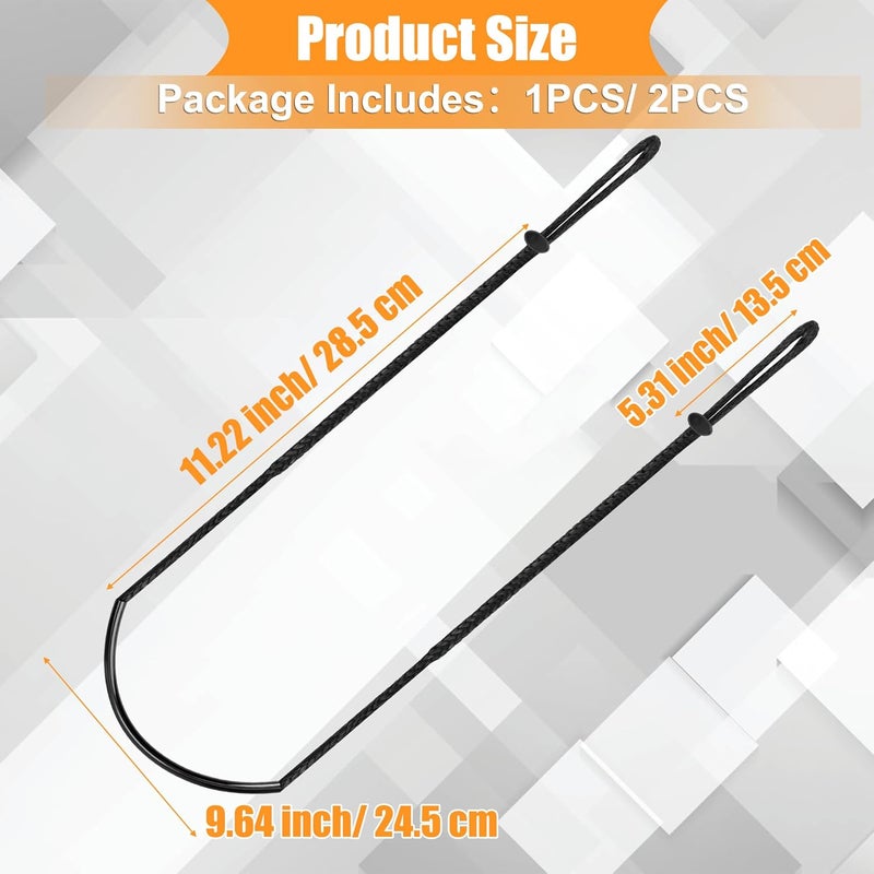 Anglekai Single Step Climbing Stick Aider, 1P/2P Single Tree Step Climbing Aider for Hunting Outdoor, Hand-Braided Rope Ladder for Tree Stand with 2 Adjustable Hook (2) - Image 2